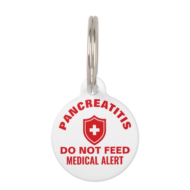 Custom Pancreatitis Dog Tag (Front)