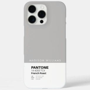 Custom Pantone Personalized Name Colour Block iPhone 16 Pro Max Case