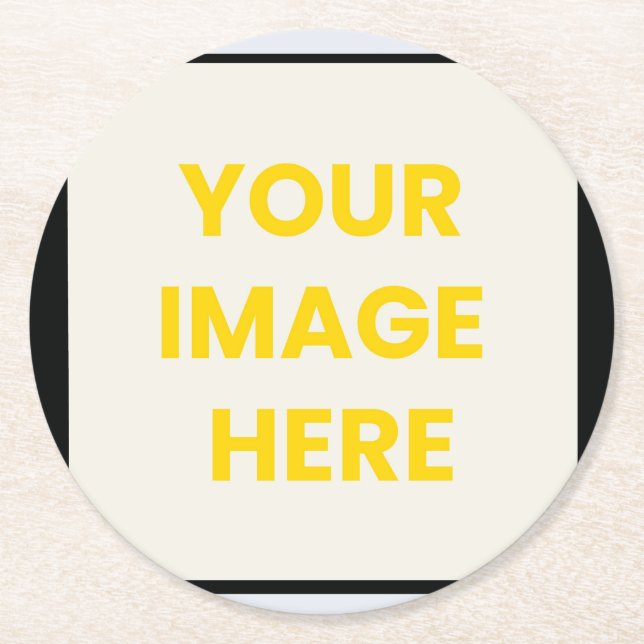 Custom Paper Coasters | Personalized & Bulk (Front)