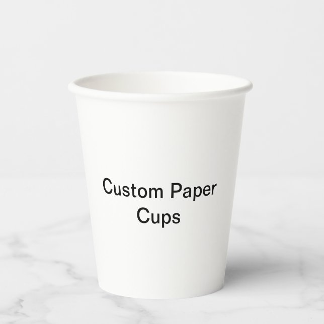 Custom Paper Cups (Front)