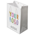 Custom Paper Gift Bag Business Logo No Minimum