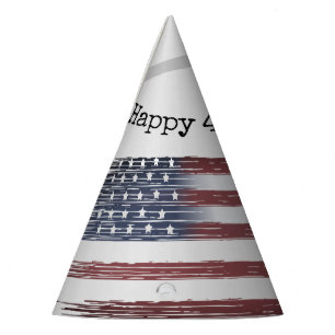 custom paper party hat airplane American flag