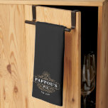 Custom Pappou's Pub Year Established Kitchen Towel<br><div class="desc">Gift a special grandpa with this awesome custom kitchen towel for Father's Day or Grandparents Day. Makes a great addition to grandpa's home bar setup, featuring "Pappou's Pub" and the year established on a vintage style bar logo. All text is customizable; switch up the nickname or swap bar for pub...</div>