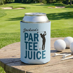 Custom Par Tee Juice Drink Can Cooler