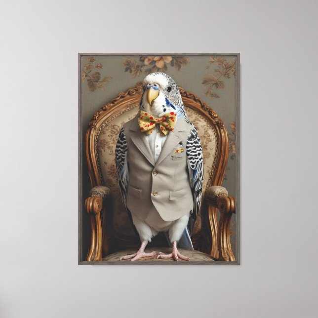 Custom Parakeet Art Print (Front)