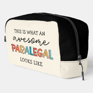 Custom Paralegal Awesome Legal Assistant Funny Dopp Kit