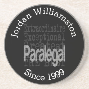 Custom Paralegal Extraordinaire Coaster