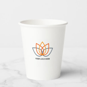 Custom Party Decor Personalized Frosted with Your Paper Cups
