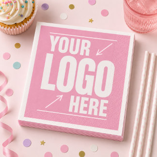 Custom Party Napkins | Personalized Logo Cocktail