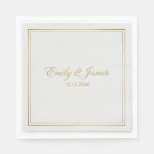 custom party napkins, wedding paper napkins, birth napkin