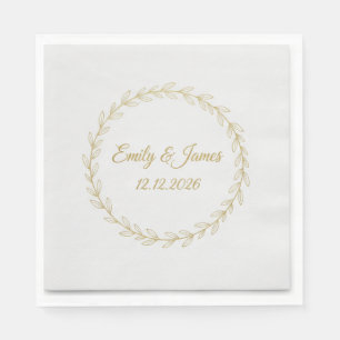 custom party napkins, wedding paper napkins, birth napkin
