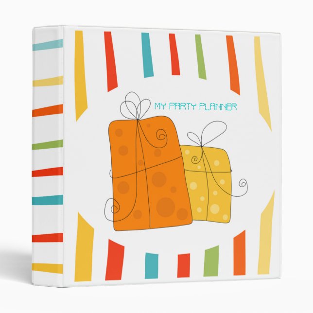 Custom Party Planner Binder (Front/Spine)