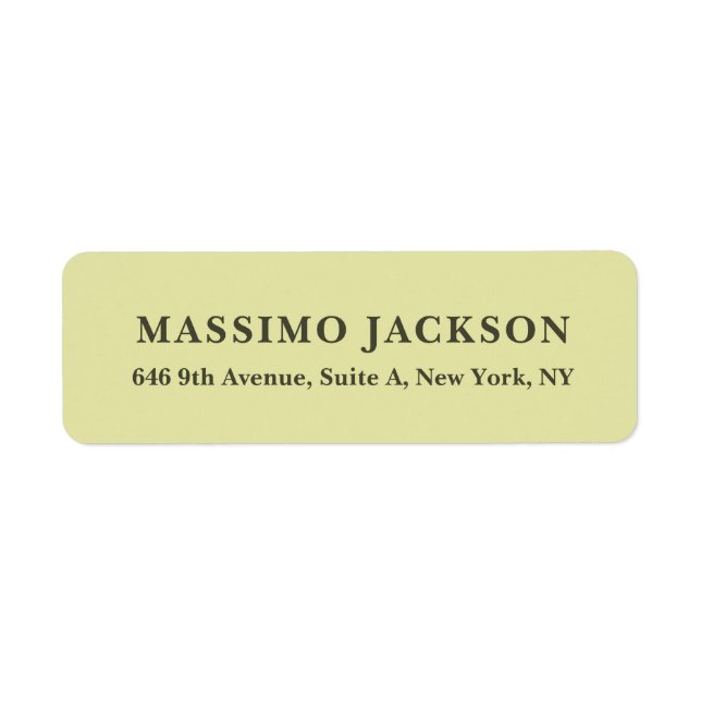 Custom pastel colour personalized minimalist bold (Front)