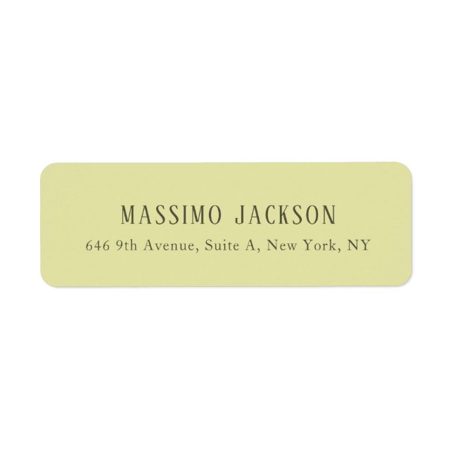 Custom pastel colour personalized minimalist name (Front)