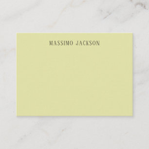 Custom pastel colour personalized minimalist name enclosure card