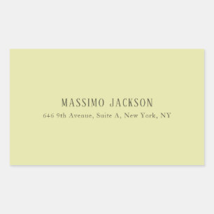Custom pastel colour personalized minimalist name sticker