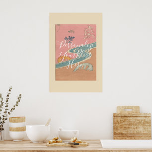 CUSTOM Pastel Gradient Pattern Art Adachi Masato Poster
