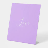Custom Pastel Mauve Solid Colour Minimalist Weddin