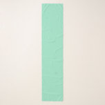 Custom Pastel Mint Solid Colour Minimalist Wedding Scarf<br><div class="desc">Lovable light spring mint pepermint colour. Minimalist simple modern trendy chic style pastel aestethic in mint solid colour. Mint home decor,  mint wedding decor aesthetic decor,  mint kitchen,  mint colour.</div>