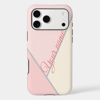 Custom Pastel Pink Geometric Colour Block Gift