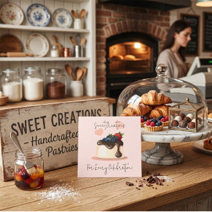 Custom Pastry Chef Business Card 