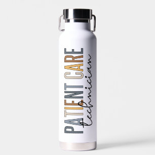 Custom Patient Care Technician PCT Gifts Water Bottle