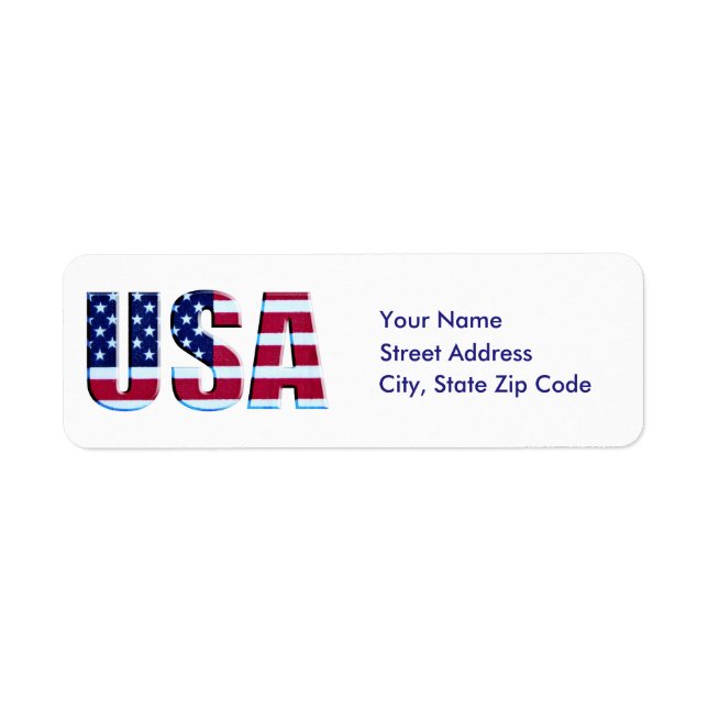 Custom Patriotic Flag USA (Front)