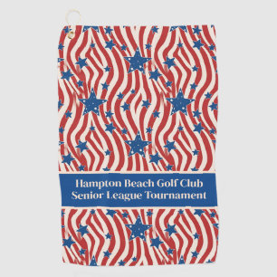 Custom Patriotic Golf Towel