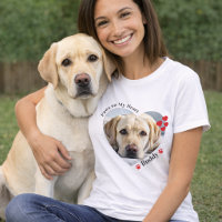 Custom Paws on my heart Dog Lover Pet Photo 