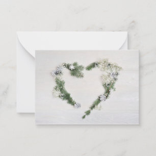 Custom Peace, Joy, and Love Heart Card