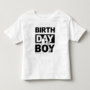 Custom Peanuts Snoopy Birthday Boy Toddler T-shirt