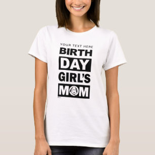 Custom Peanuts   Snoopy Birthday Girl's Mom T-Shirt