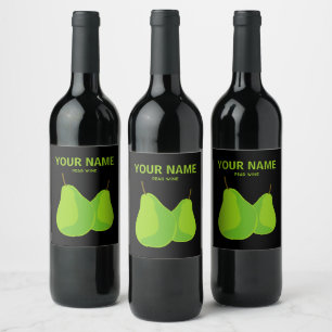 Custom pear cider wine labels for Perry makers