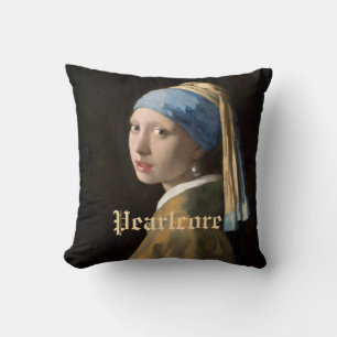 Custom Pearl Themed Party Throw Pillow