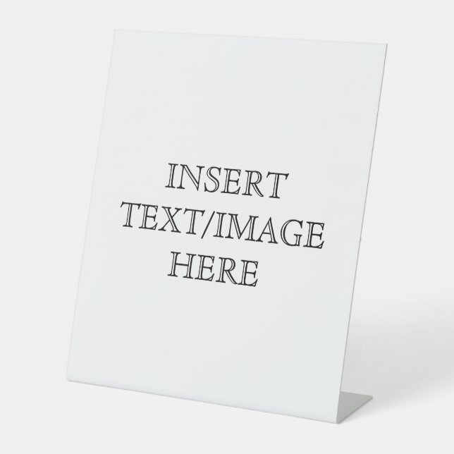 Custom Pedestal Sign (Front)