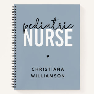 Custom Pediatric Nurse Peds Nurse Appreciation Notebook
