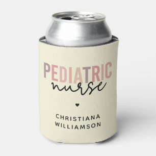 Custom Pediatric Nurse PEDS Nurse Pediatrics Nurse Can Cooler
