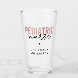 Custom Pediatric Nurse PEDS Nurse Pediatrics Nurse Glass