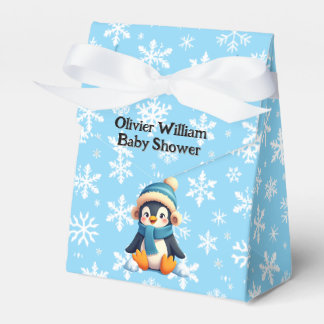 Custom Penguin Baby Shower Favour Box