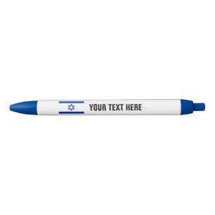 Custom pens with Israelian flag of Israel