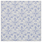 Custom Periwinkle Blue on White Decorative Floral