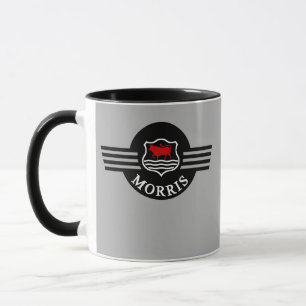 Custom Personalised Grey Morris Minor mug