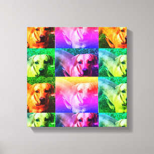 Custom Personalised Photo Pop Art Canvas