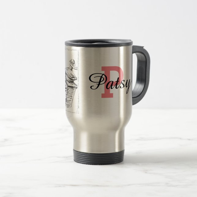 Custom Personalised Reusable Coffee Cup (Front Right)