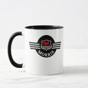Custom Personalised white Morris Minor mug