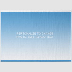 Custom Personalize Artwork Photo Add Name Text Tissue Paper