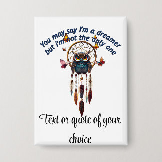 Custom Personalize Boho Owl Beautiful Hippie