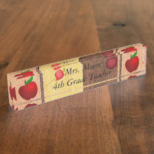custom personalize Business Service Desk office Nameplate