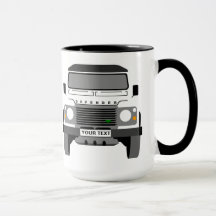 Custom Personalize Classic Land Rover mug