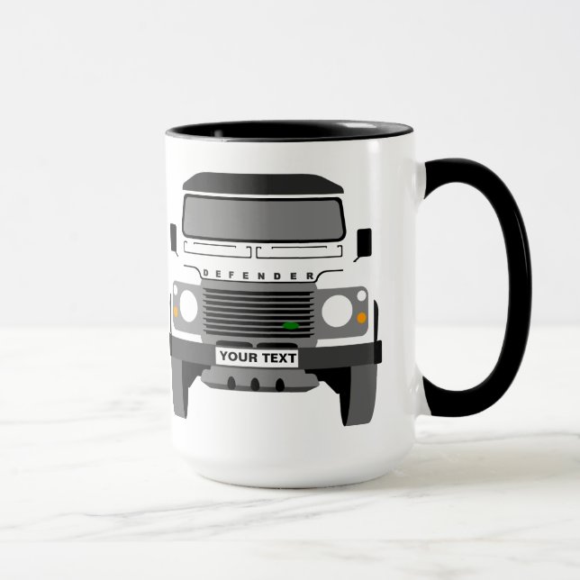 Custom Personalize Classic Land Rover  mug (Right)